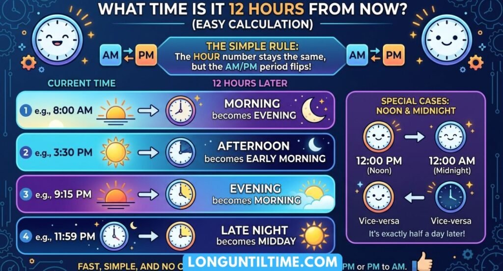 12 Hours From Now Is What Time