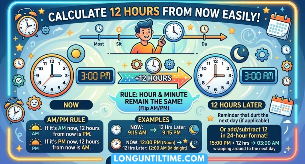12 Hours From Now Is What Time