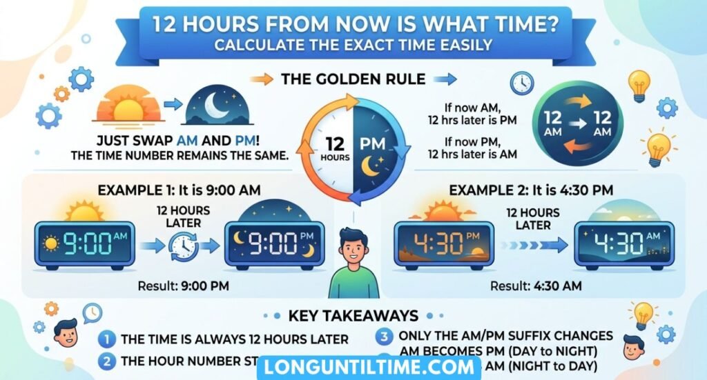 12 Hours From Now Is What Time