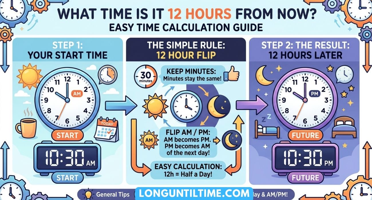 12 Hours From Now Is What Time