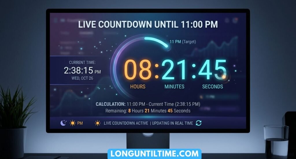 How Long Until 11pm