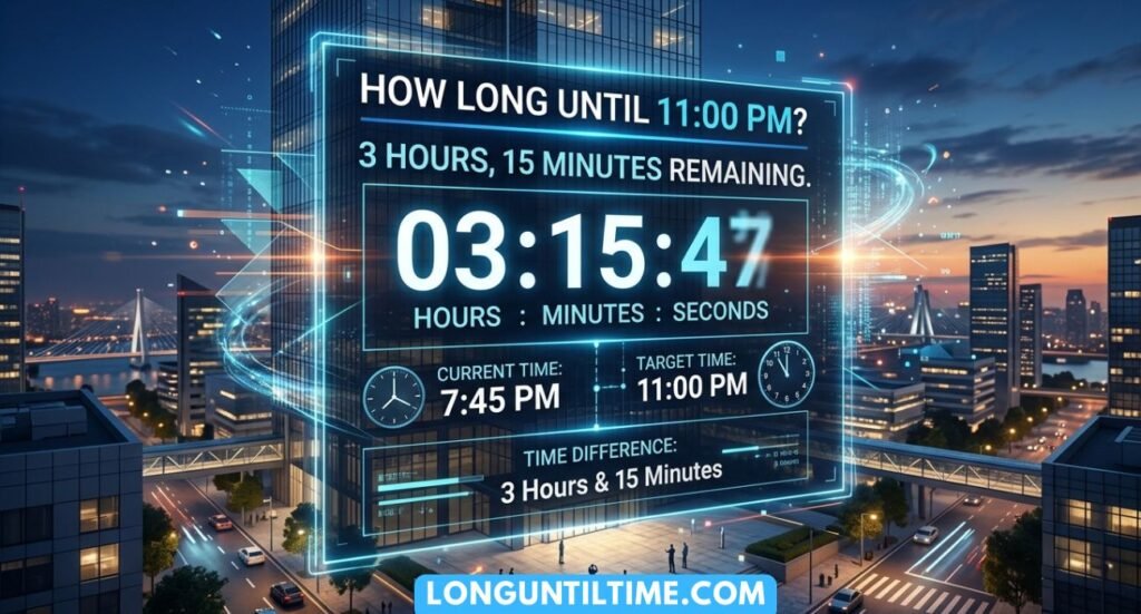 How Long Until 11pm