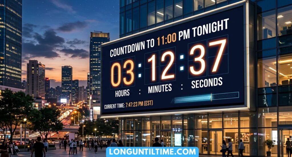 How Long Until 11pm