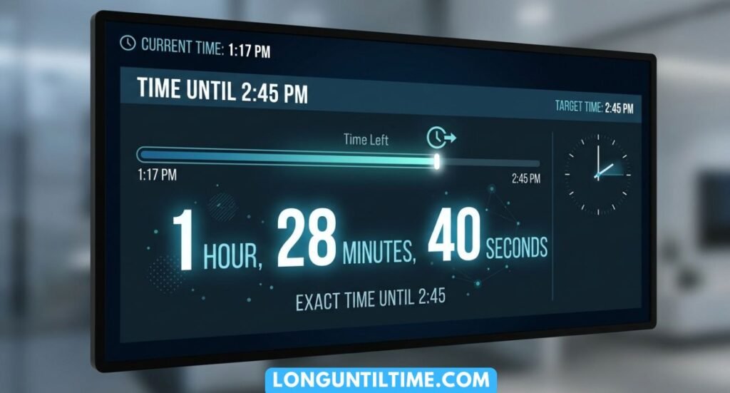 How Long Until 2:45