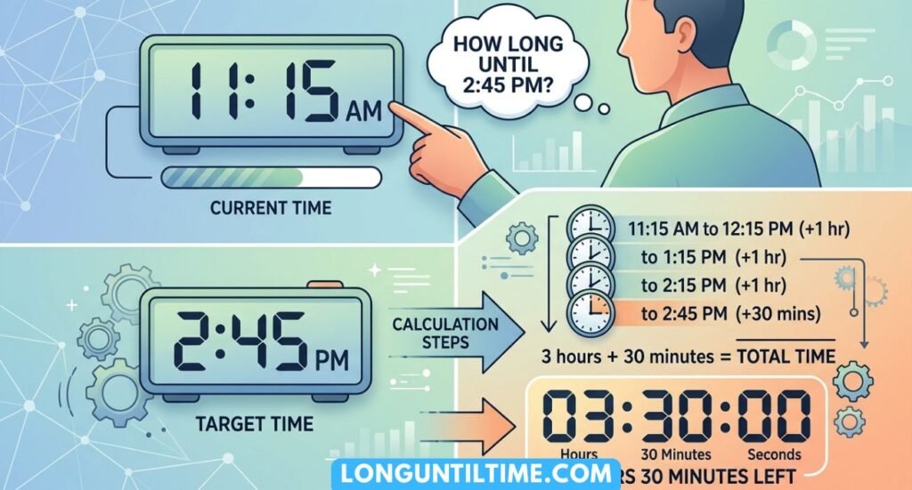 How Long Until 2:45