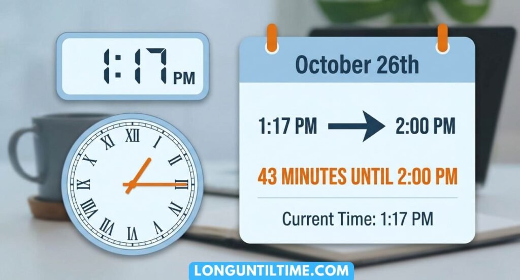 How Long Until 2pm?