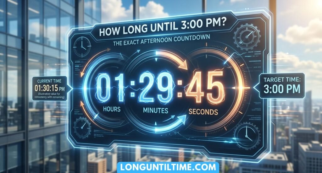 How Long Until 3:00 PM