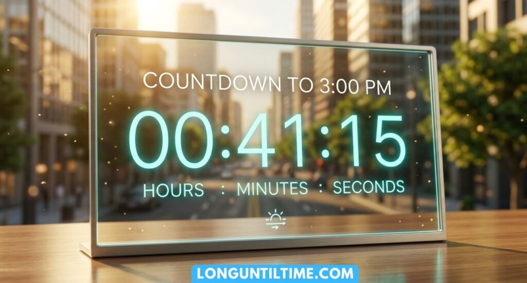 How Long Until 3:00 PM