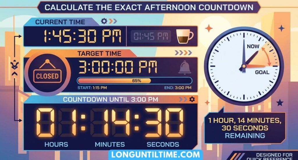 How Long Until 3:00 PM