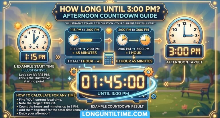How Long Until 3:00 PM