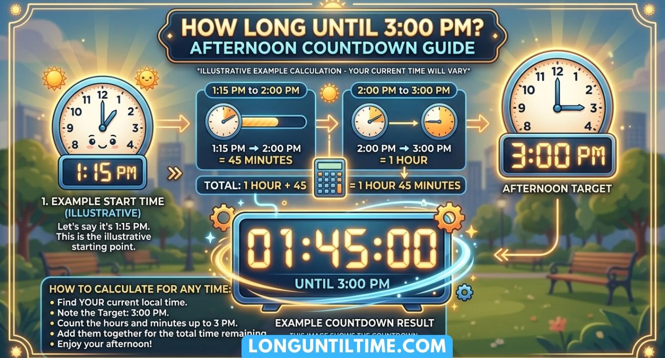 How Long Until 3:00 PM