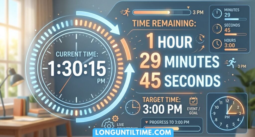How Long Until 3pm