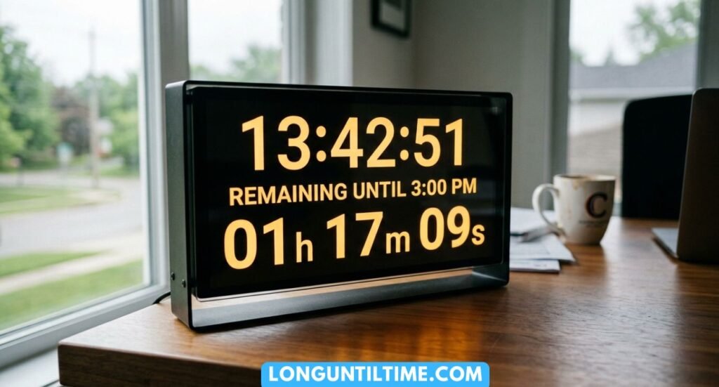 How Long Until 3pm