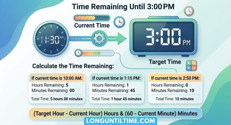 How Long Until 3pm