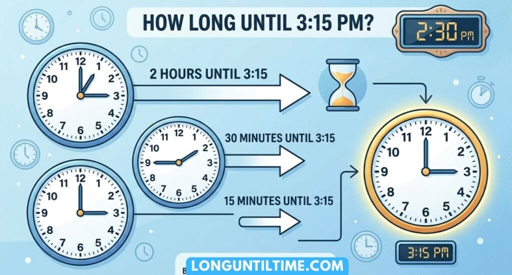 How Long Untill 3:15