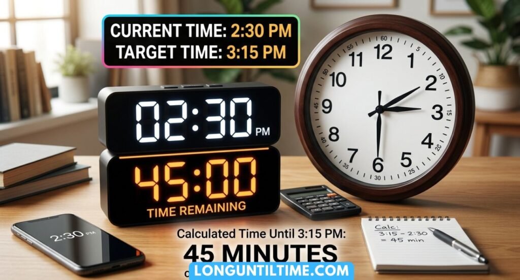 How Long Untill 3:15