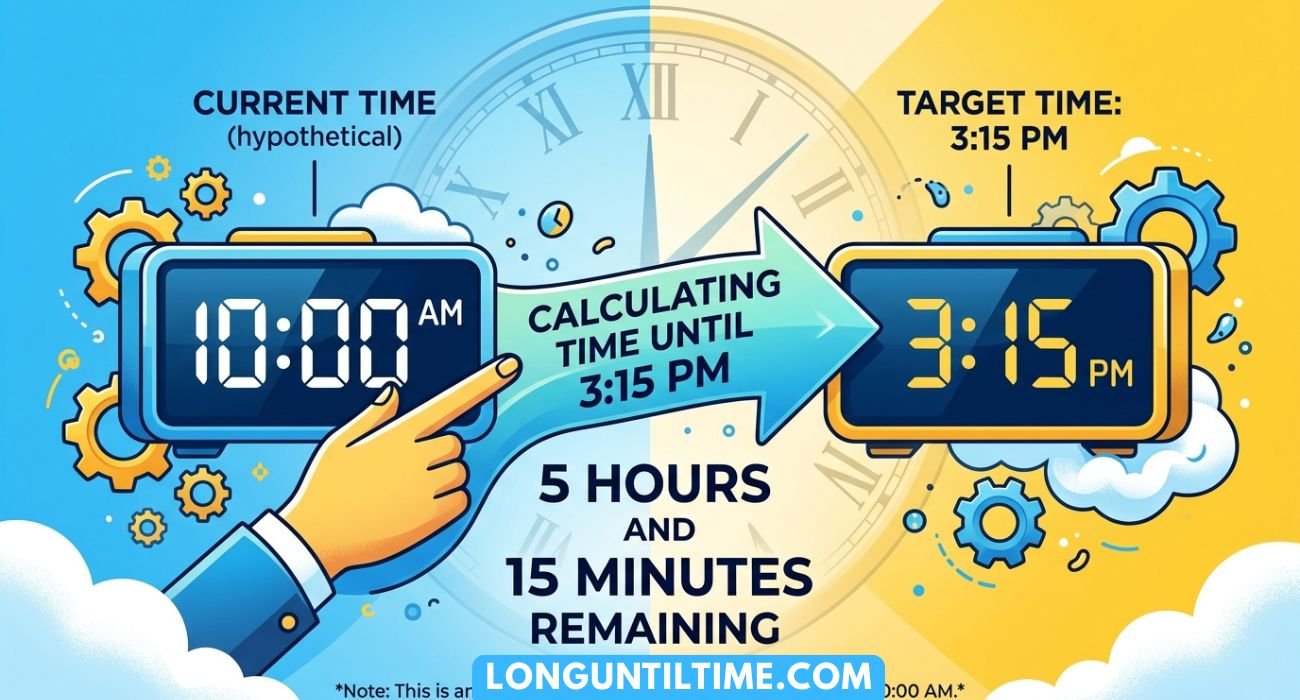 How Long Untill 3:15