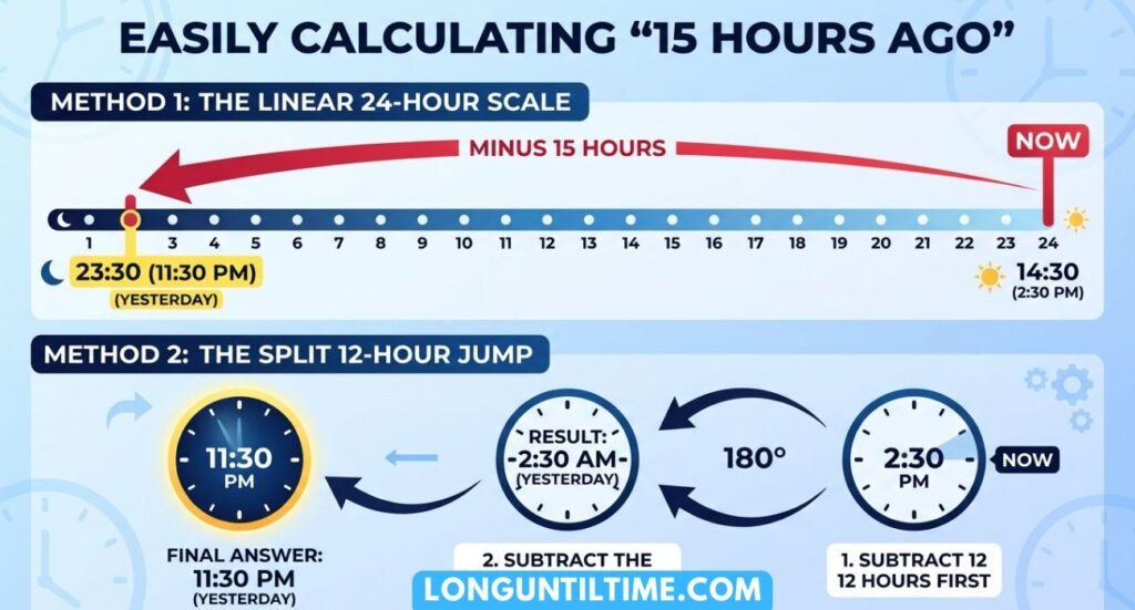 What Time Was 15 Hours Ago