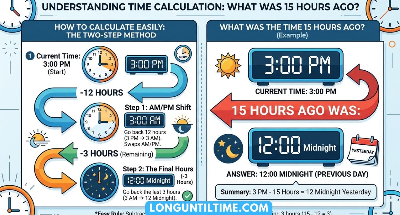 What Time Was 15 Hours Ago