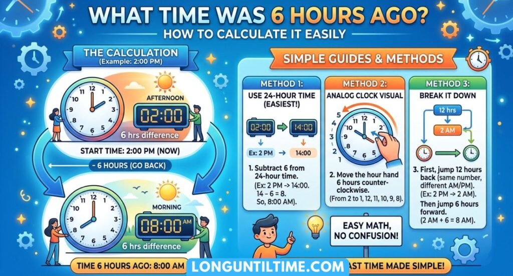 What Time Was 6 Hours Ago