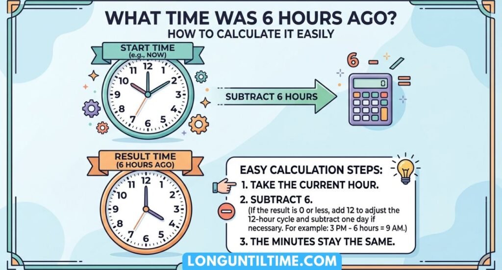 What Time Was 6 Hours Ago