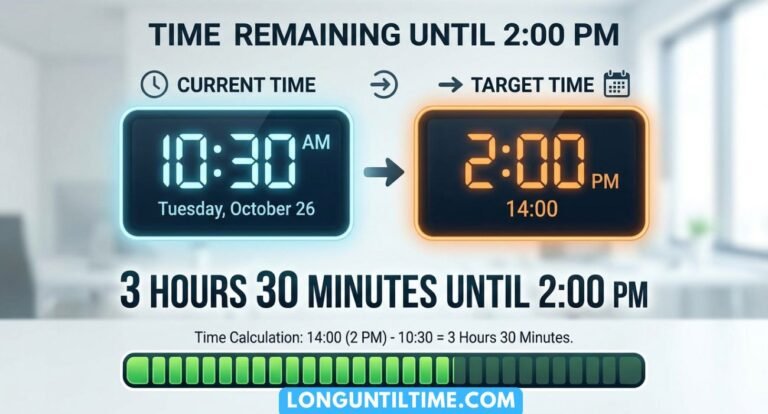 How Long Till 2pm