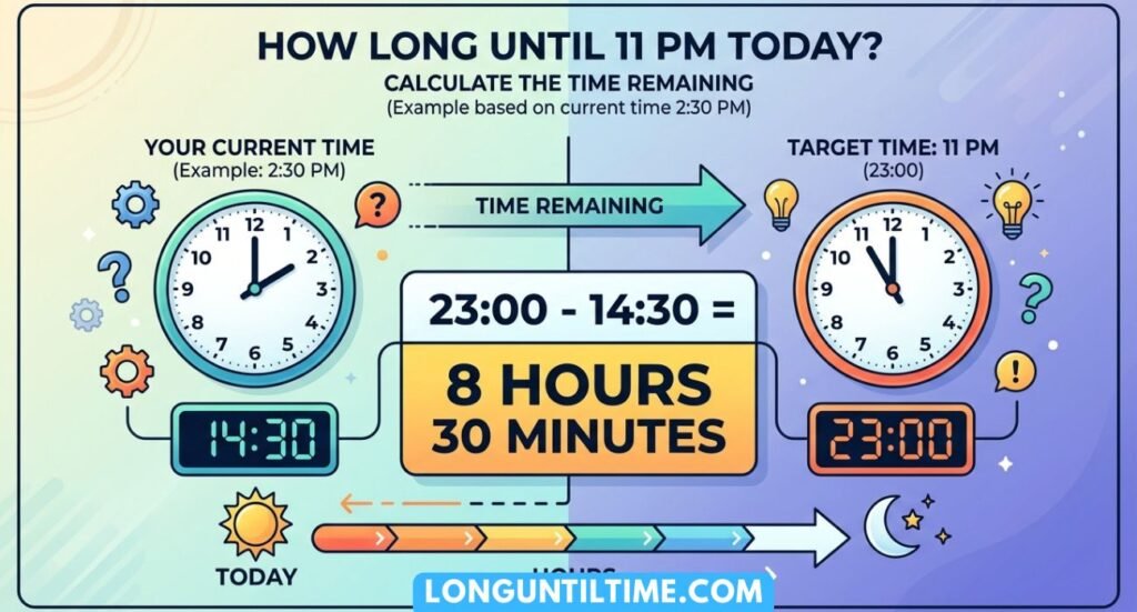 How Long Until 11 PM