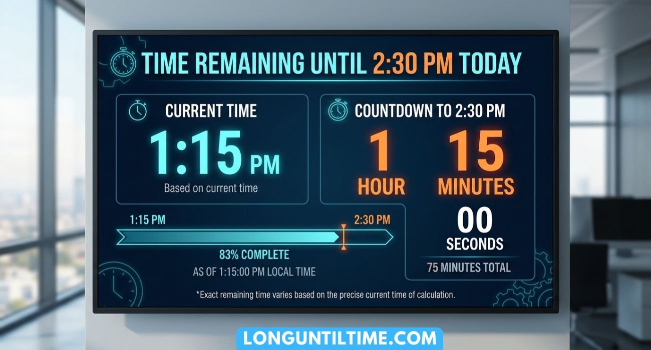 How Long Until 2:30 PM?