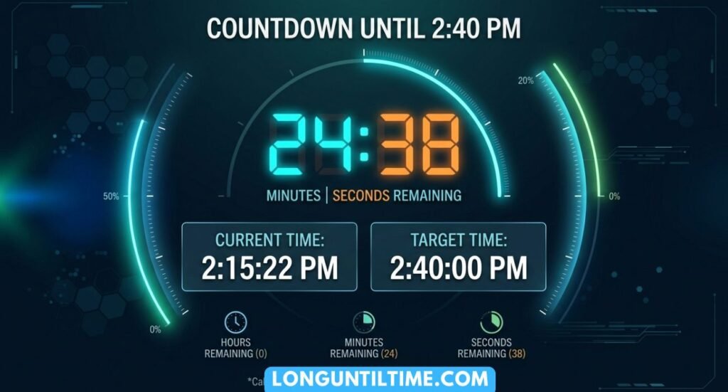 How Long Until 2:40