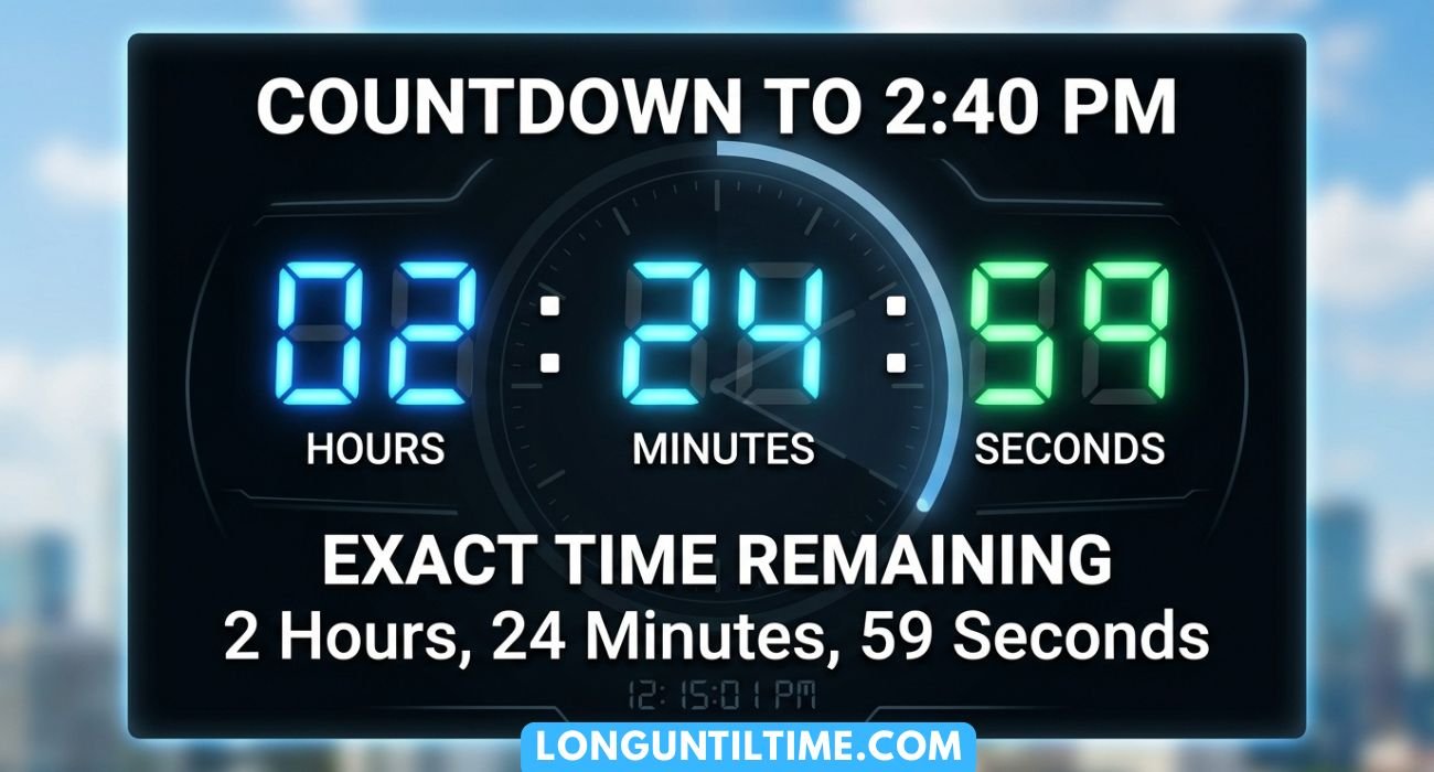 How Long Until 2:40