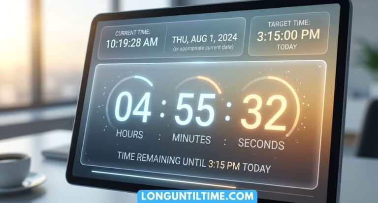 How Long Until 3:15