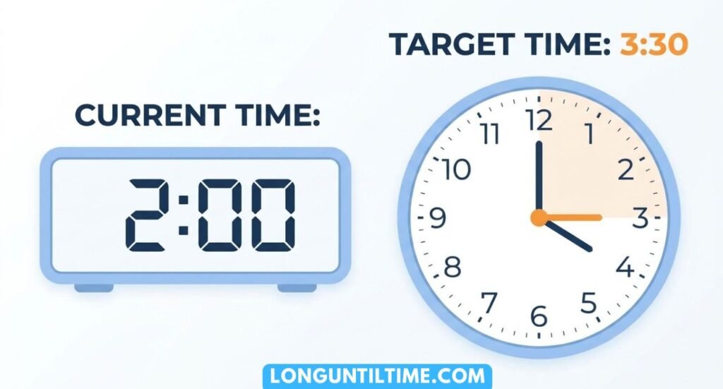 How Long Until 3:30