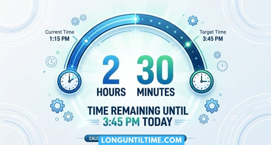 How Long Until 3:45