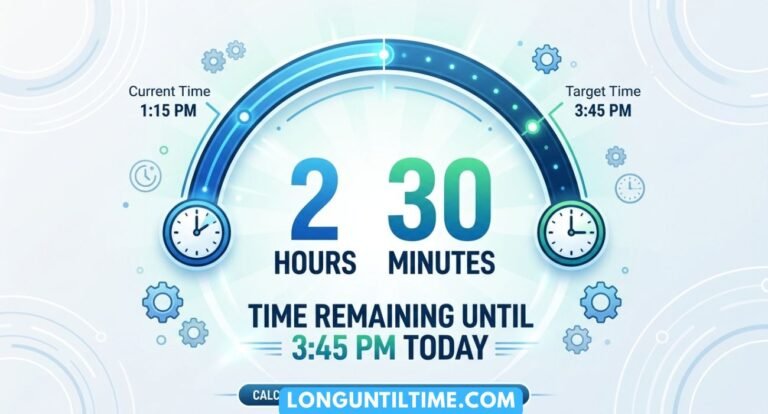 How Long Until 3:45