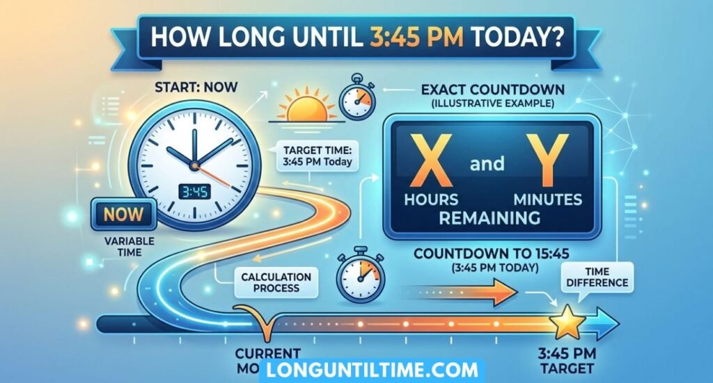 How Long Until 3:45