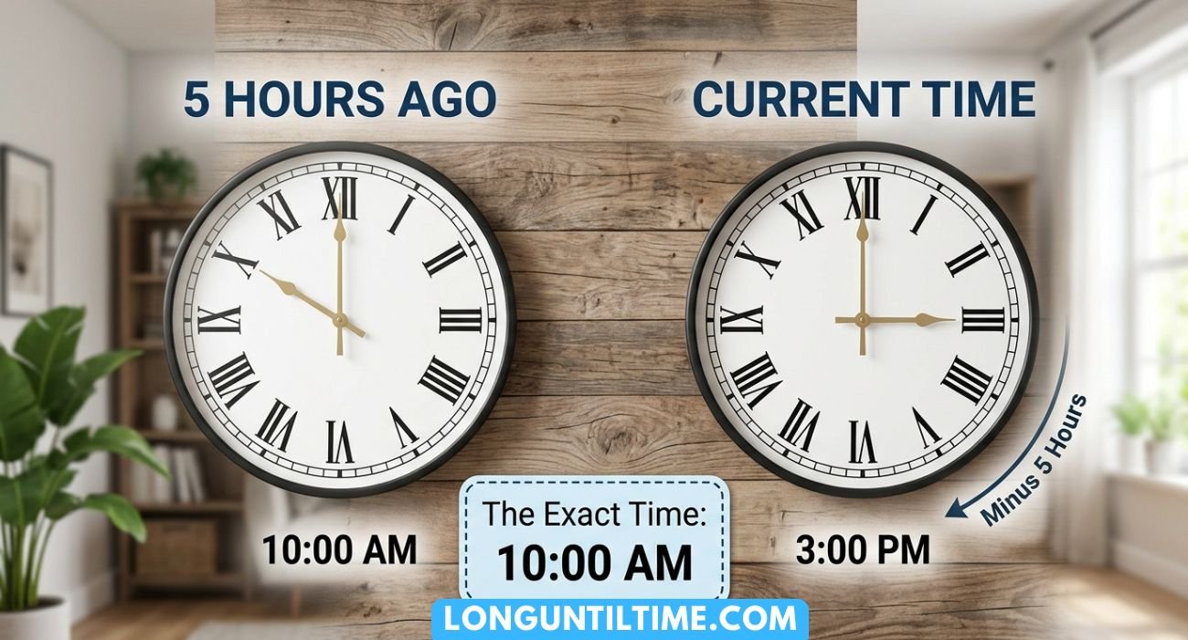 What Time Was It 5 Hours Ago
